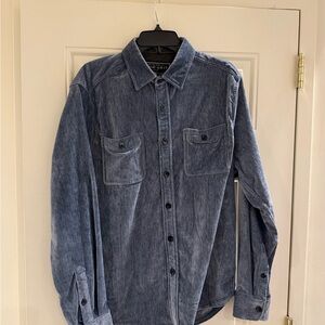 True Grit Blue Soft Button-Up Shirt
